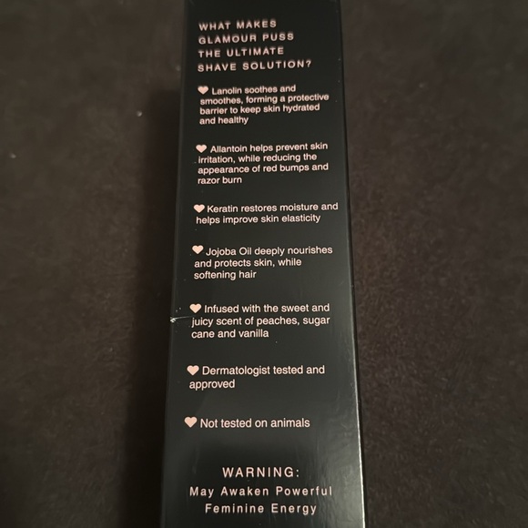 Booty Parlour Glamour Puss Initimate Shave Cream 8oz - Picture 5 of 5